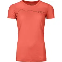 Ortovox Women's 150 Cool Mountain Maglia merino Donna (S, orange)