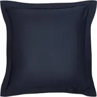 TODAY Federa cuscino, testata TO 63/63+5 Coton Organic Navy - Blu - 63x63 cm