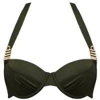 Marlies Dekkers Royal Navy Seaweed Green Plunge Balcony Bikini Top Taglia: 80D | Bikini Outlet | Donna | Blu