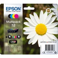 Epson Cartuccia stampante 18 (C13T18064010) - 4 colori Multipack