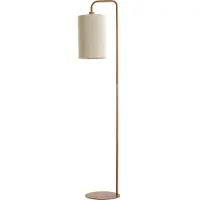 Light & Living Lampada da terra - beige naturale - Donio - cotone metallo - E27 - 1738243 -