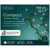 Big Buy Cooking luci fiabesche SWITCH LIGHTS Compact 750 LED 16 m bianco caldo/colorato