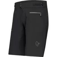 Norrøna Fjørå Flex1 Light Shorts Pantaloni da ciclismo Uomo (S, nero)