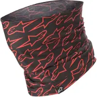 Alpinestars Scaldacollo Black Red Fluo, Taglia: One Size