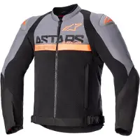 Alpinestars Giacca SMX Air Dark Gray Black Orange Fluo