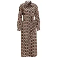 Colourful Rebel Desiree Graphic Flower Long Sleeve Maxi Shirt Dress Ls Candy Taglia: S | Abiti in T-Shirt Outlet | Donna