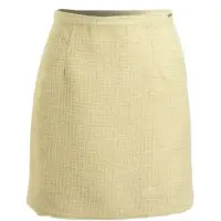 Colourful Rebel Trista Boucle High Waist Skirt Light Yellow Taglia: L | Minigonne Outlet | Donna | Giallo