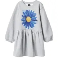 Desigual , Vestito con illustrazione fiore, Nero, 11/12