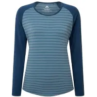 Mountain Equipment Women's Redline L/S Tee Maglia a manica lunga Donna (36, blu)