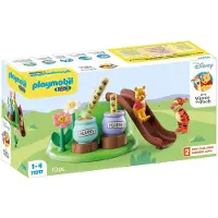 Playmobil 1.2.3 E : Gioco Di Costruzione Del Giardino Delle Api Tigger Winnie The Pooh Disney