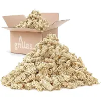 Grillas grillasaccendifuoco 5 kg camino starter lana di legno barbecue accendifuoco a legna
