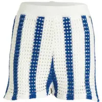 Colourful Rebel Nolita Crochet Stripe Short Deep Blue Taglia: XS | Pantaloncini Outlet | Donna | Blu