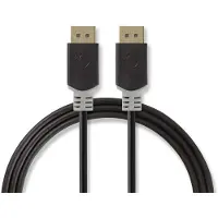 Nedis Cavo Displayport Ccbw37014at20 Dp M-dp M 8k Placcato Oro 2 M 60hz