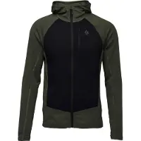 Black Diamond - Pile isolante in PrimaLoft - M Coefficient LT Hybrid Hoody Tundra Black in Nylon - Taglia S - Verde