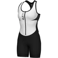 ALÉ Women's Color Block Sleeveless Unitard Tuta ciclismo intera Donna (XS, nero)
