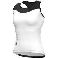 ALÉ Women's Color Block Tank Top Singlet ciclismo Donna (XXL, bianco)