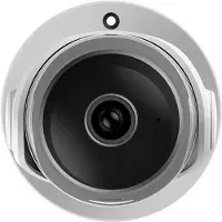 Laxihub O1, telecamera di sicurezza IP, per esterni, wireless, da soffitto/parete, argento, bianco, a cartuccia
