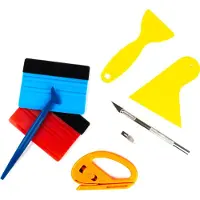 Amio Set di utensili per il car wrapping da 12 pezzi -03117 per il wrapping professionale dei veicoli