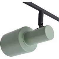 LINDBY fatto da soffitto Ovelia, verde, 80 cm, a 4 luci, E27