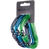 C.A.M.P. Photon Lock 3 Moschettoni a ghiera variopinto