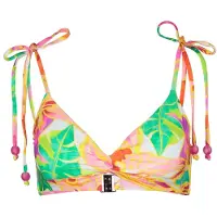 Seafolly Women's Wonderland TwistedFront Bralette Parte superiore bikini Donna (32, variopinto)