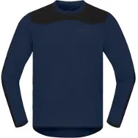 Norrøna Skibotn Equaliser Tech Long Sleeve Maglietta da ciclismo Uomo (M, blu)