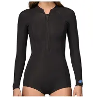 Patagonia Women's Regulator Lite L/S Spring Jane Lycra Donna (4, nero)