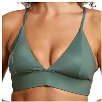 DEDICATED Women's Bikini Top Alva Parte superiore bikini Donna (XS, olivia)