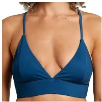 DEDICATED Women's Bikini Top Alva Parte superiore bikini Donna (S, blu)