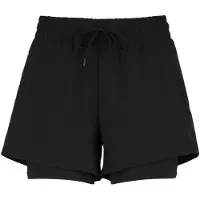 Heber Peak Women's WildwoodHe. 2in1 Shorts Pantaloncini da running Donna (XL, nero)