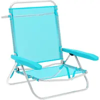 Marbueno Summer Sedia Pieghevole Bassa A 5 Posizioni 63x76x78 Cm