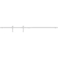 vidaXL -Sospensione per Mini -Skiver -Tür 122 cm Kohlenstoffstahl weiß