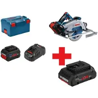 Bosch Sega Circolare Gks18v-68gc+2xpc5.5+gal1880+fsn+l-boxx