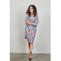 DIDI Dress Sydney In Green With Pink Blossom Print Taglia: 48 | Abiti in T-Shirt Outlet | Donna | Verde