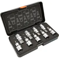 Neo Tools Punte esagonali su attacco da 55 mm, set di 9 pezzi.