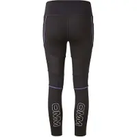 OMM Women's Flash Winter Tights Leggings da running Donna (XS, nero)