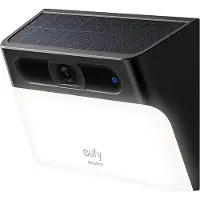 Eufy Security S120 Telecamera wireless da esterno ad energia solare con luce a parete con risoluzione 2K