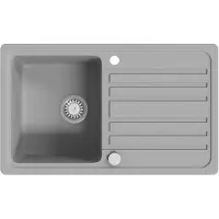 The Living Store Lavello in granito con sgocciolatoio grigio reversibile