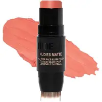 Nudestix Nudies Matte — stick makeup multifunzione per occhi, labbra e viso Nude Peach 7g
