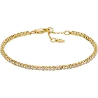 Fossil Braccialetto 'Ellis' oro / trasparente