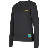 La Sportiva Women's Climbing On The Moon Sweatshirt Maglione Donna (L, nero)