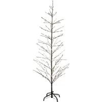 Sirius Home Albero LED Isaac altezza 210cm marrone, innevato