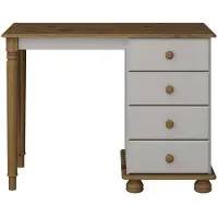 Ebuy24 Toletta Richmond 4 cassetti marrone, grigio.