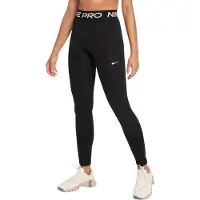 Nike Big Kid's Pro Dri-Fit Leggings Leggings Bambini (M, nero)