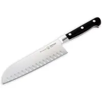 Messermeister Meridian Elite E-3610-7K santoku con fossette, 18 cm