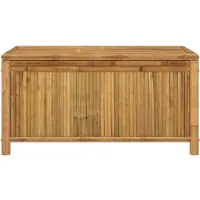 vidaXL Cassapanca da giardino 110x52x55 cm in bambù