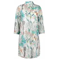 DIDI Tunic Flora In Offwhite With Palm Festival Print Taglia: 40 | Abiti in T-Shirt Outlet | Donna | Bianco