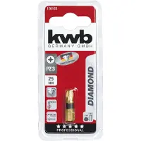 Kwb Bit diamantato da 25 mm, confezione da 3 pezzi