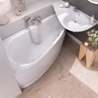 Ravak Pannelli da bagno - Pannello frontale per vasca Avocado 1600 mm, a destra, bianco CZI1000A00