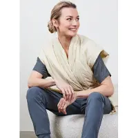 DIDI Sleeveless Kimono Romy Oyster White Taglia: 46-48 | Gilet Outlet | Donna | Bianco